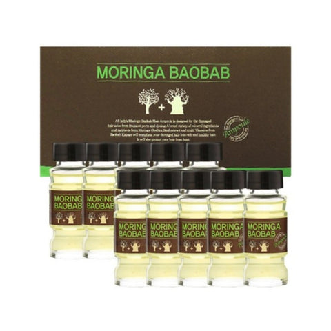 All Lady Moringa Baobob Hair Ampoule 15ml*10Pcs