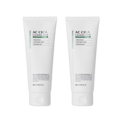 Deoproce AC Cica Calming Acne Cleansing Foam 150ml*2Pcs