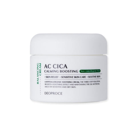 Deoproce AC Cica Calming Boosting Balancing Cream 50g