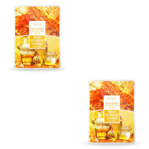 Deoproce Color Synergy Effect Sheet Mask Yellow Honey and Snail 20g*10ea