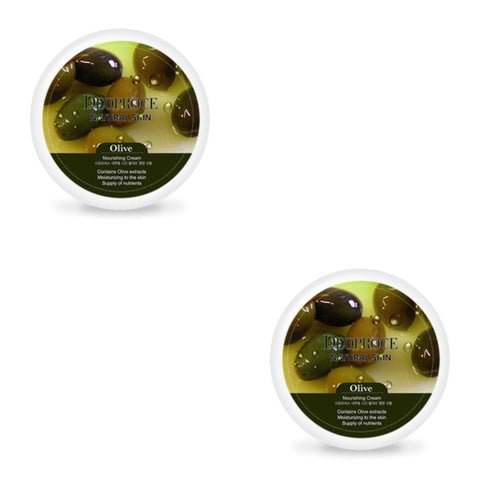 Deoproce Natural Skin Olive Nourishing Cream 100g*2Pcs