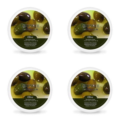 Deoproce Natural Skin Olive Nourishing Cream 100g*4Pcs