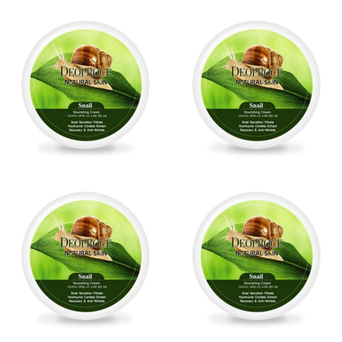 Deoproce Natural Skin Snail Nourishing Cream 100g*4Pcs