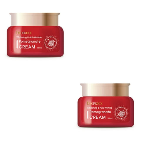 Deoproce Whitening and Anti-wrinkle Pomegranate Cream 100ml*2Pcs