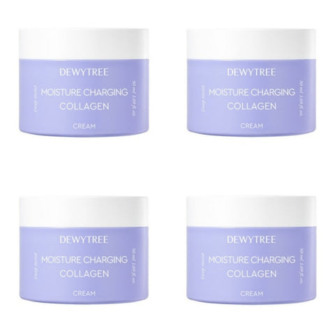Dewytree Moisture Charging Collagen Cream 50ml*4Pcs