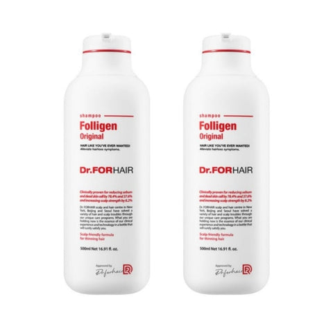 Dr.ForHair Folligen Plus Shampoo 500ml*2Pcs