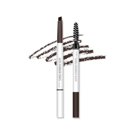 Enesti Auto Eyebrow Pencil 02 Dark Brown 0.18g*2Pcs