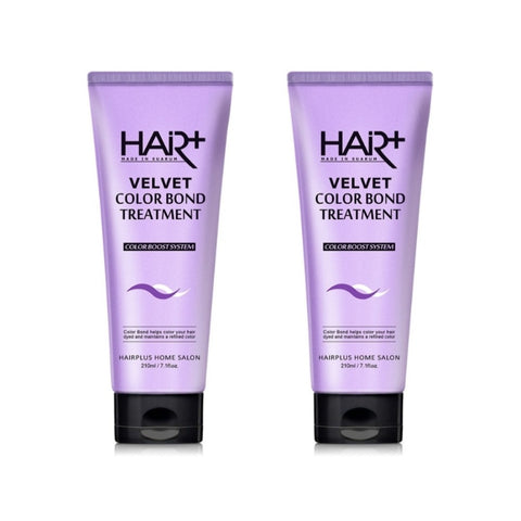 Hair Plus Velvet Color Bond Hair Treatment Anti Yellow for Dyed Hair 210ml*2Pcs