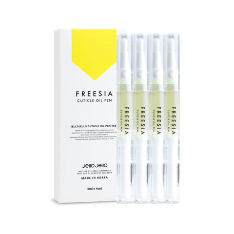 JelloJello Cuticle Oil Pen Freesia 3ml*4Pcs