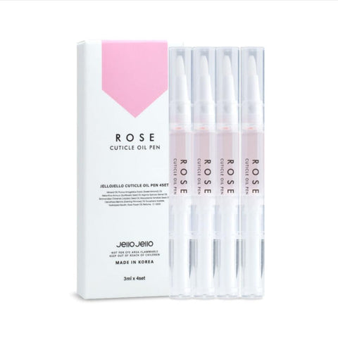 JelloJello Cuticle Oil Pen Rose 3ml*4Pcs