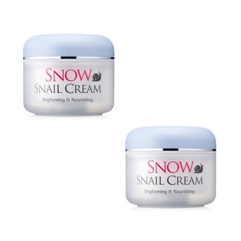 Kwailnara Snow Snail Cream 100ml*2Pcs