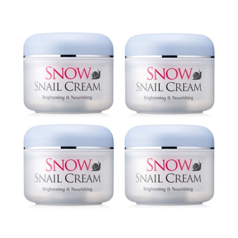 Kwailnara Snow Snail Cream 100ml*4Pcs