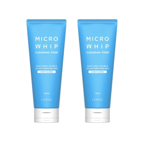 Lepriel Micro Whip Cleansing Foam 130ml*2Pcs
