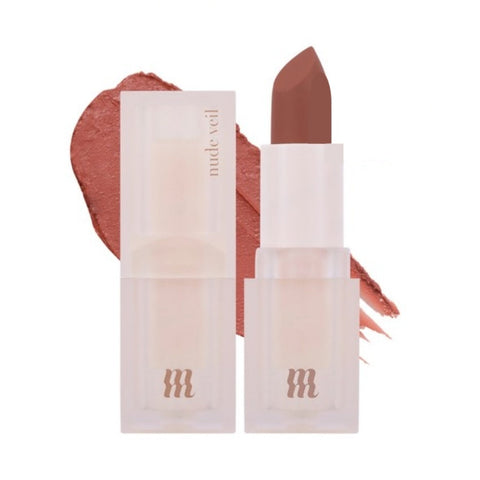 Merzy Nude Veil Lipstick NV1 Apricot Fever 3.5g