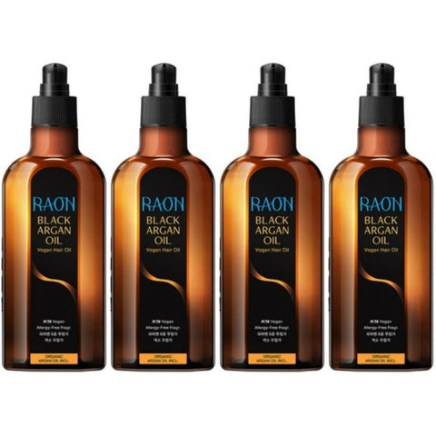 Raon Black Argan Hair Oil 250ml*4Pcs