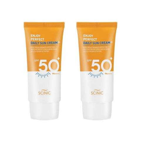 SCINIC Enjoy Perfect Daily Sun Cream EX SPF50+ PA++++ 50ml*2Pcs
