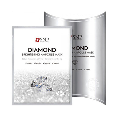 SNP Diamond Brightening Ampoule Mask Pack 25ml*10ea