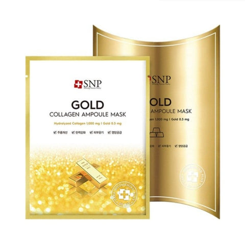 SNP Gold Collagen Ampoule Mask Pack 25ml*10ea