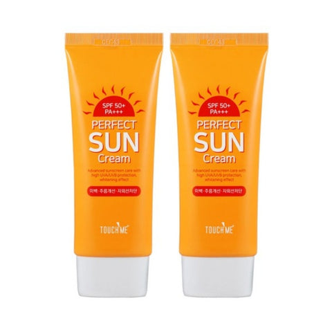 Touch Me Perfect Sun Cream SPF50+ PA+++ 60ml*2Pcs