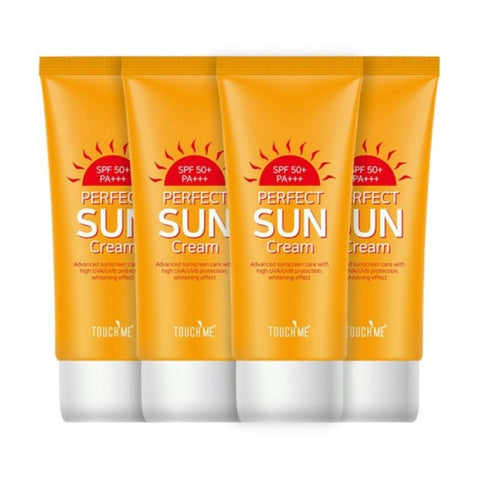 Touch Me Perfect Sun Cream SPF50+ PA+++ 60ml*4Pcs