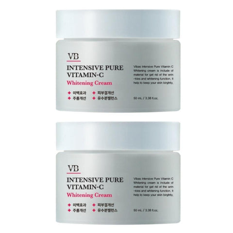 VIBAS Intensive Pure Vitamin-C Whitening Cream 50ml*2Pcs