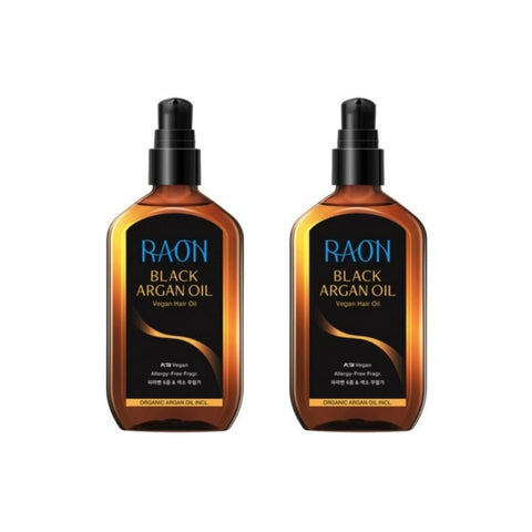 Raon Black Argan Hair Oil 100ml*2Pcs