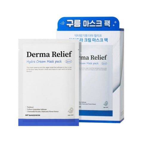 Dr.Banggiwon Derma Relief Hydra Cream Mask Pack 26ml*10ea