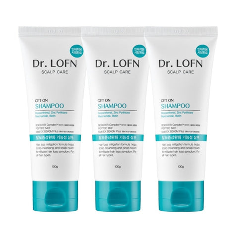 Dr. LOFN Anti-hair Loss Scalp Care Get on Shampoo 100g*3Pcs
