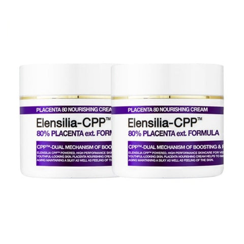 Elensilia CPP Placenta 80 Nourishing Cream 50g*2Pcs