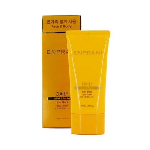 Enprani Daily Mild and Moist Sun Block Cream SPF50+ PA++++ 70ml