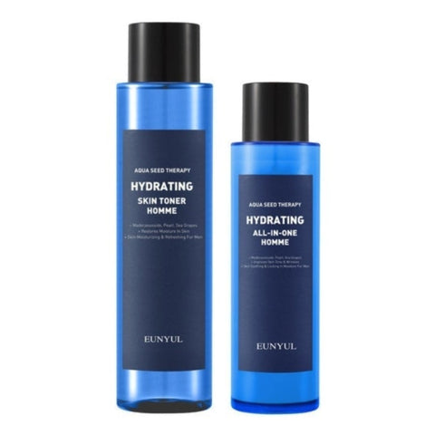 Eunyul Aqua Seed Therapy Hydrating Homme Toner + All-in-One Set