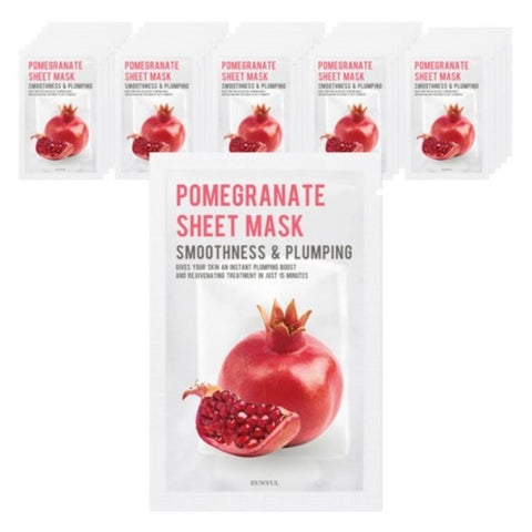 Eunyul Purity Pomegranate Sheet Mask 22ml*30ea