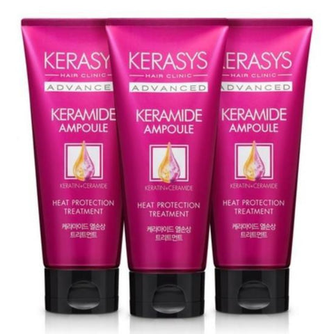 Kerasys Advanced Keramide Ampoule Heat Protection Treatment 200ml*3Pcs