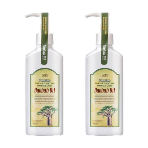 LOFN Baobab Damage Care Hair Oil 200ml*2Pcs