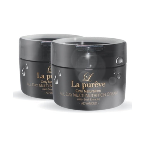 La Pureve All Day Multi Nutrition Cream with Snail Extracts 100ml*2Pcs