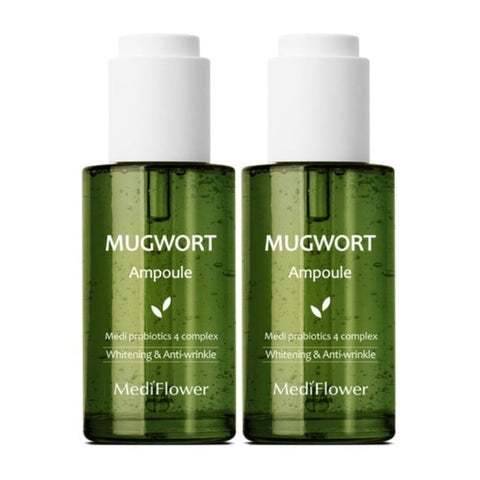 Medi Flower Whitening & Anti-Wrinkle Mugwort Ampoule 50ml*2Pcs