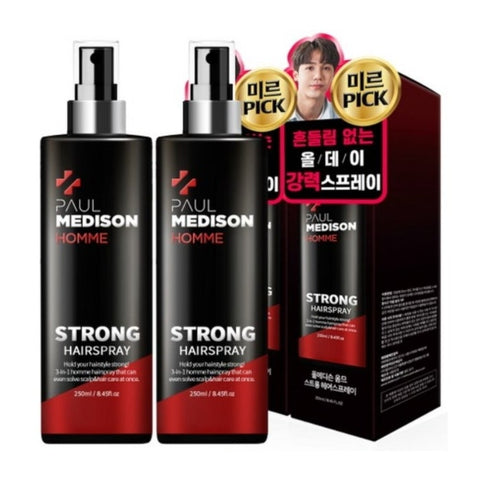 Paul Medison Homme Strong Hairspray 250ml*2Pcs