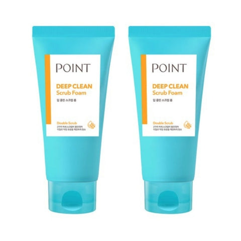 Point Deep Clean Scrub Foam 150ml*2Pcs