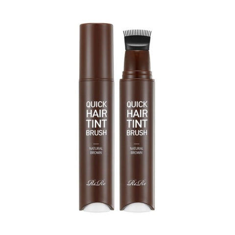 RiRe Quick Hair Tint Brush Natural Brown 20ml*2Pcs