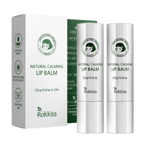 Rokkiss Natural Calming Lip Balm 3.5g*2Pcs